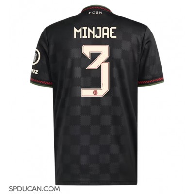 Muški Nogometni Dres Bayern Munich Kim Min-jae #3 Rezervni 2025-26 Kratak Rukav Muški Nogometni Dres Bayern Munich Kim Min-jae #3 Rezervni 2025-26 Kratak Rukav